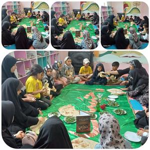 سفره کریمانه و معرفی کتاب حضرت رقیه(س)